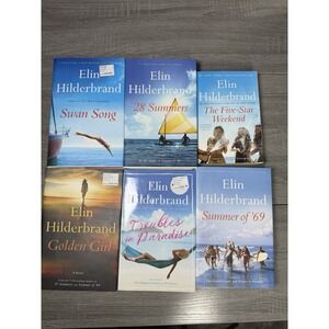 Elin‎ Hilderbrand Hardcover Book Lot 6 Summer of 69 28 Summers Golden Girl Beach